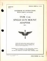 Handbook of Instructions with Parts Catalog for Type C-16 Single Gun Mount Adapter
