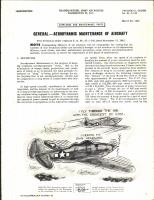 Airplanes and Maintenance Parts; Aerodynamic Maintenance of Aircraft
