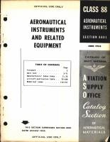 Aeronautical Instruments and Related Equipment