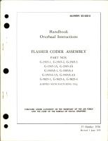 Overhaul Instructions for Flasher Coder Assembly - Parts G-3565 Series, G-5825 Series