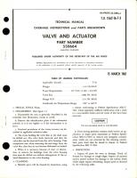 Overhaul Instructions with Parts Breakdown for Valve and Actuator - Part 550664 