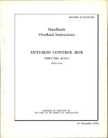 Overhaul Instructions for Anti-Skid Control Box - Part 40-035