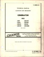 Illustrated Parts Breakdown for Generator