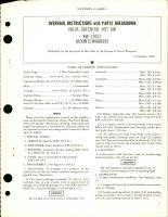 Overhaul Instructions with Parts Breakdown for Hot Air Solenoid Valve - KW 12052 