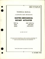 Illustrated Parts Breakdown for Electro-Mechanical Rotary Actuator - Parts C824C and C824C1 