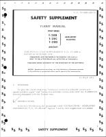 Safety Supplement to Flight Manual for USAF Series Armament Modified T-28B, T-28C, & T-28D
