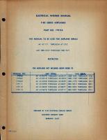 Electrical Wiring manual for P-80 Series Airplanes AF 47-171 Through 47-210 LAC 080-1932 Through 080-1971