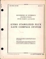 Overhaul Instructions with Parts Catalog for Gyro Stabilized Flux Gate Compass System