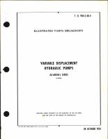 Illustrated Parts Breakdown for Variable Displacement Hydraulic Pumps AA-60550-L Series