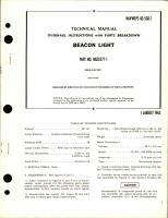 Overhaul Instructions with Parts Breakdown for Beacon Light - Part MS25277-1