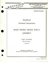 Overhaul Instructions for Main Wheel Shock Strut Assembly - Part S6125-50102-1 