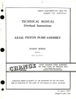 Overhaul Instructions for Axial Piston Pump Assembly 024692 Series 