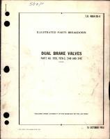 Illustrated Parts Breakdown for Dual Brake Valves - Parts 1920, 1920-3, 5140, and 5142 