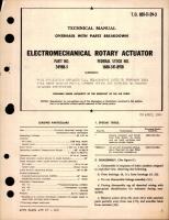 Overhaul with Parts Breakdown for Electromechanical Rotary Actuator - Part 34988-5