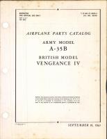 Parts Catalog for A-35B