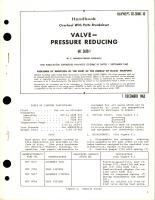 Overhaul with Parts Breakdown for Pressure Reducing Valve - MC 3628-1