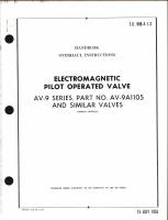 Overhaul Instructions for Electromagnetic Pilot Operated Valve Av-9 Series, Part no. Av-9A1105 and Similar Valves