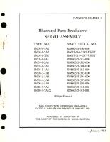 Illustrated Parts Breakdown for Servo Assembly Type No. 15604, 15605, 15606, 15610