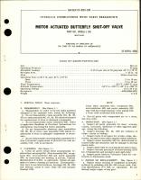 Overhaul Instructions with Parts for Motor Actuated Butterfly Shut Off Valve - Part WB016-1 3-8