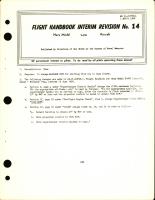 Flight Handbook Interim Revision 14 for the T-28B
