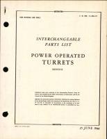Interchangeable Parts List for Bendix Power Operated Turrets