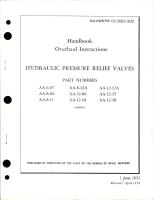 Overhaul Instructions for Hydraulic Pressure Relief Valves