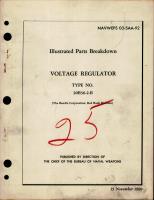 Illustrated Parts Breakdown for Voltage Regulator - Type 20B36-2-B 