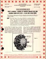  Removal of Company Emblem Plate and Securing Engine Data Place on Pratt & Whitney R-1830 & R-2800 Series