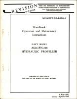 Revision to Operation and Maintenance Instructions for Hydraulic Propeller - A6441FN-248 