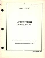 Parts Catalog for Multiple Disc Brake Type Landing Wheels