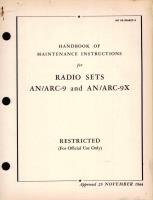 Maintenance Instructions for Radio Sets AN/ARC-9 and AN/ARC-9X