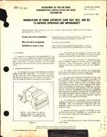 Modification of 20MM Automatic Guns M24, M23, And M3 To Improve Operation & Dependability