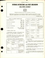 Overhaul Instructions with Parts Breakdown for Guillotine Assembly - 5679563