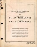 Pilot's Flight Operating Instructions for BT-13A and SNV-1