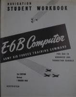 Navigation Student Workbook for E-6B Computer for use in Advanced & Transition Schools