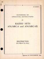 Operation Instructions for Radio Sets AN/ARC-9 and AN/ARC-9X