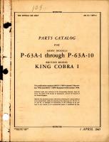 Parts Catalog for P-63A