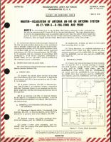 Relocation of Antenna AN-100 or Antenna System AS-27 / ARN-5 for B-26G-15MA and Prior