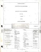 Overhaul with Parts Breakdown for Shut-Off Valve Assemblies - Part 121000-1 and 121010 