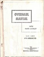 Overhaul Manual w Parts Catalog for Motor Operated Gate Valve - AV-16B1603D 