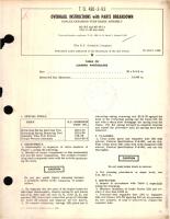 Overhaul Instructions with Parts Breakdown for Duplex Expander Tube Brake Assembly H2-257 & H2-257-1 (For C-46 Aircraft) 