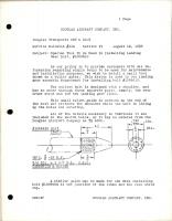 Special Tool to be used in Installing Landing Gear Bolt - 1006610