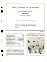 Overhaul Instructions with Parts Breakdown for Sealed Control Assembly - Part 54C00