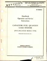 Revision to Operation and Service Instructions for Capacitor Fuel Quantity Gage Systems