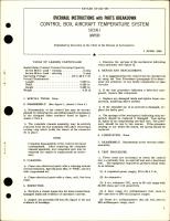 Overhaul Instructions with Parts for Aircraft Temperature System Control Box - 53C236-1