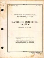 Handbook of Instructions with Parts Catalog for Gasoline Injection System Model 58-18-A1B
