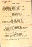 Checklist for P-39Q-10-BE Airplane
