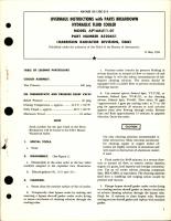 Overhaul Instructions with Parts Breakdown for Hydraulic Fluid Cooler - Model AP16AU11-01 - Part 8520451