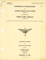 Handbook of Instructions for Engine Driven Fuel Pumps Type F-4A