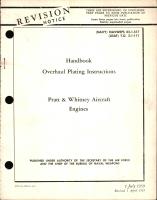 Overhaul Plating Instructions for Pratt & Whitney Aircraft Engines
